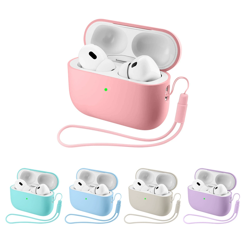 Чехол для наушников 2025 года совместим с AirPods Pro 3, силиконовый защитный чехол для наушников Apple AirPods Pro 3
