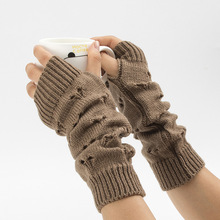 Women Gloves Stylish Hand Warmer Winter Gloves Women Arm跨境