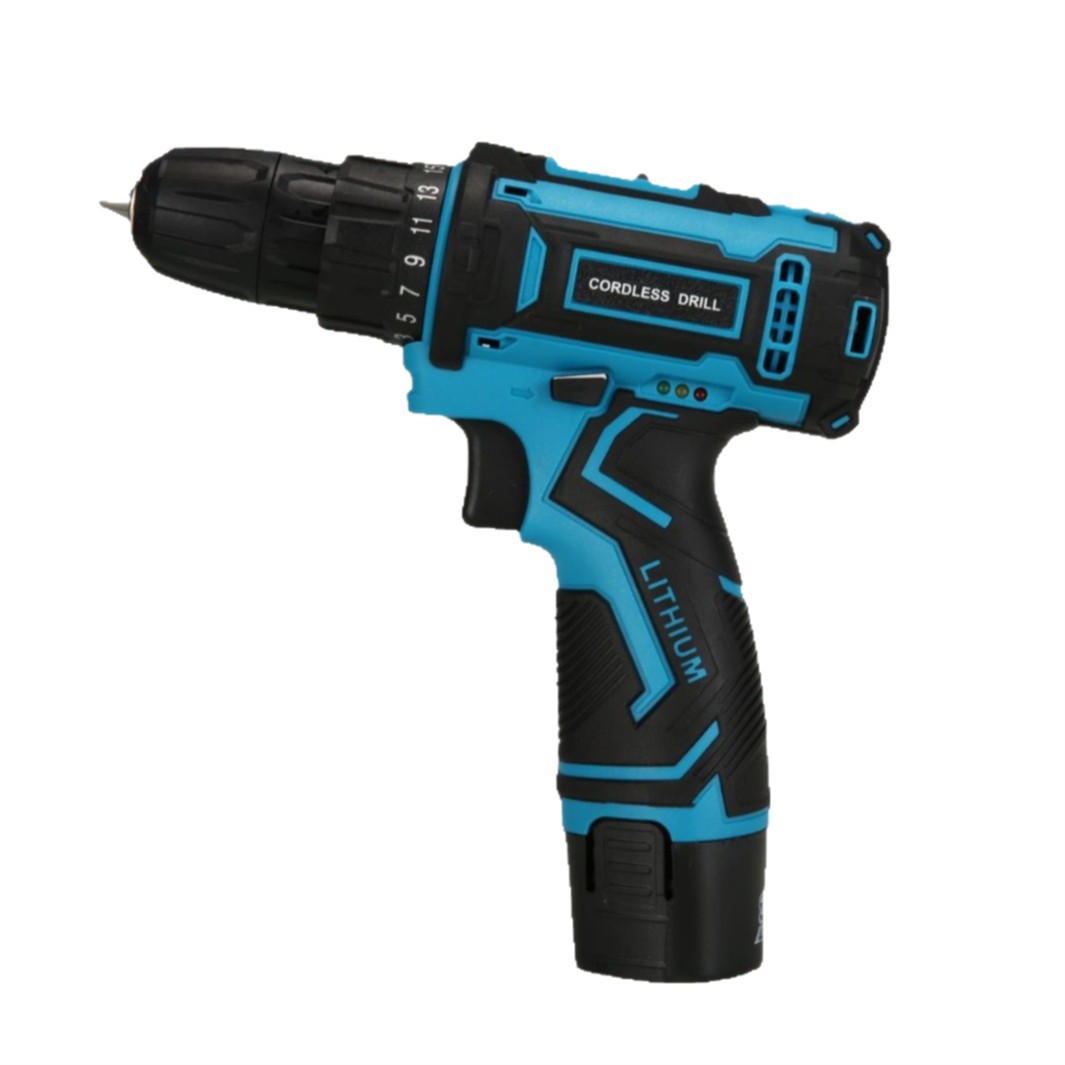 Taladro eléctrico de mano de comercio exterior transfronterizo Taladro eléctrico de litio con cepillo multifuncional Fabricante de conjunto de destornilladores eléctricos recargables de grado industrial