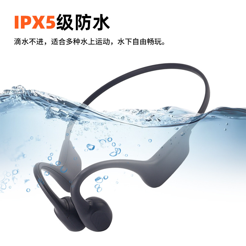 Nuevos auriculares de conducción ósea Bluetooth para correr no en el oído tipo de larga duración inalámbrica cuello conducción ósea auriculares