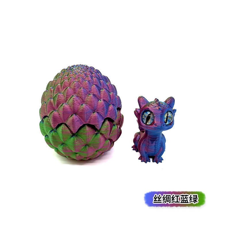 실크 레드 블루 그린