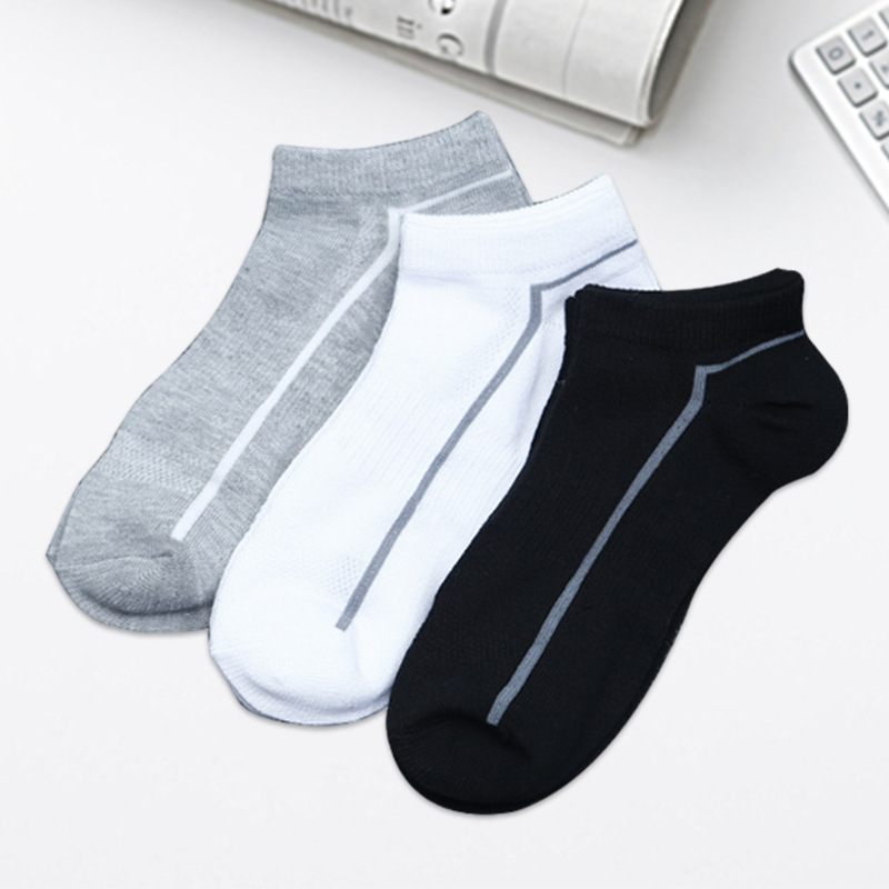 Ready Stock Invisible Socks for Men, Breathable, Casual and Fashionable Boat Socks for Men and Women, Shallow Mouth Summer Thin Boat Socks Wholesale