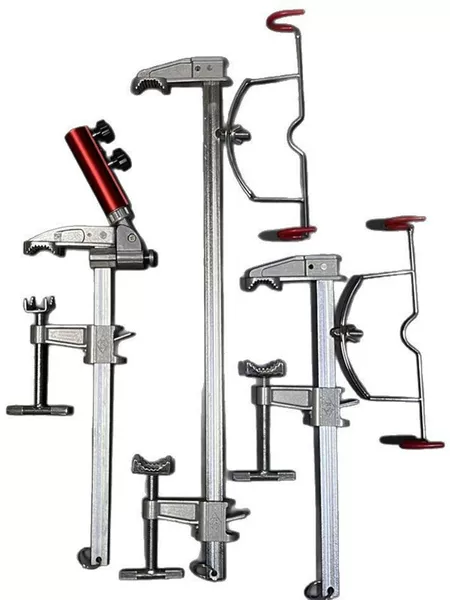 Universal bridge fishing bracket Bridge raft bracket battery rack hand sea raft Rod multi-functional boat raft fishing railing large fixture fishing