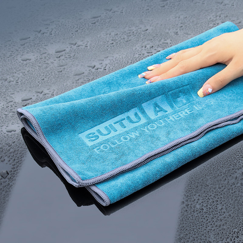 자동차 걸레, 대형 고급 세차 수건, 물을 흡수하고 보푸라기가 없는 자동차 내부 닦는 특수 수건, 흔적 없이 두꺼워짐