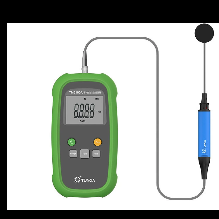 Гауссметр переменного тока TM5100A-1 класса Ручной Тесламетр магнитометр TUNKIA Чанша Тяньхэн