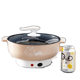 Electric Wok Multifunctional Electric Hot Pot Dormitory Mini Electric Cooking Pot Small Electric Pot Household Hot Pot Non-Stick Small Pot Cross-Border