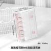 Highly transparent cherry blossom pink M5 double-button binder