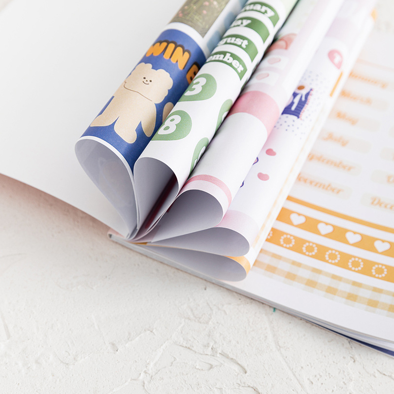 Rosy Posy vida diario material libro TEMPORADA 3 creativo ins pegatinas almacenamiento simple diario