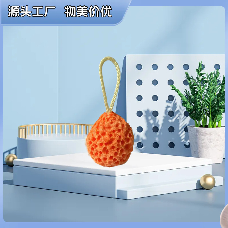 Esponja de baño grande estilo japonés con forma de panal, esponja súper suave, esponja de baño bonita para niños, esponja exfoliante agradable para la piel.