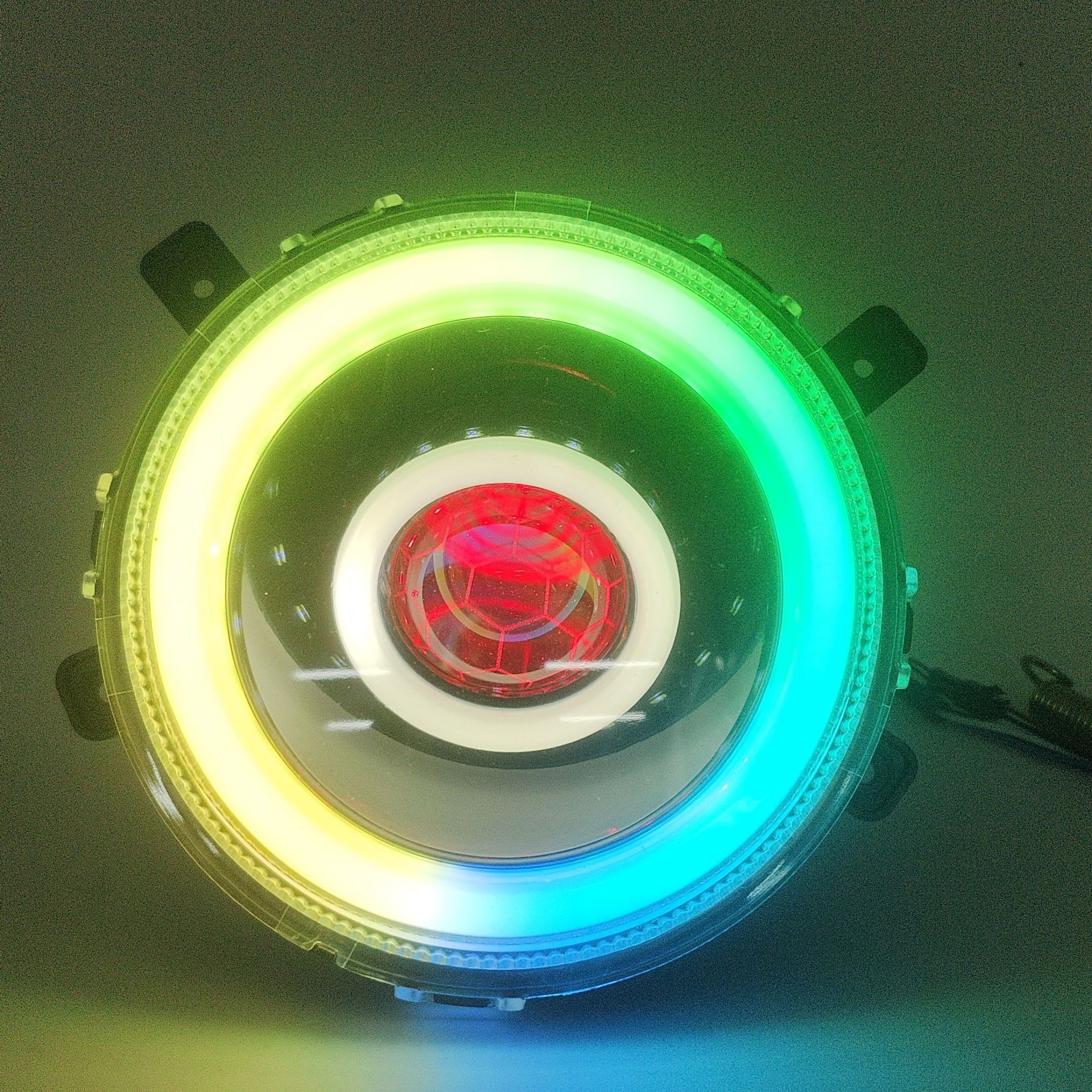 N9Gt Bull Bluetooth Adjustable 12V Honeycomb Headlight Taibang Songjie Jiadi Electric Vehicle Bull N9 Front Headlight