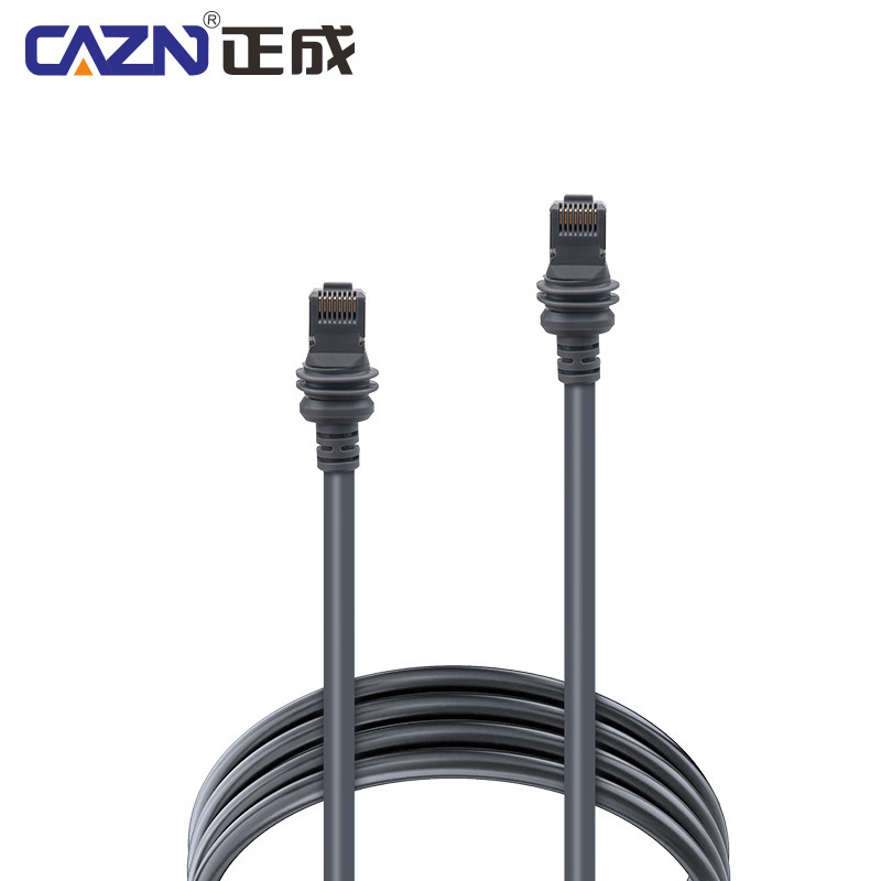 Zhengcheng Third Generation Satellite Rj45 Ethernet Male Straight to Male Straight Network Cable 8-Core 8C Protocol Replacement Cable