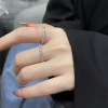 Fashionable small design one size brand ring, starry sky, light luxury style, Japanese and Korean