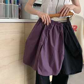 痞帅宽松休闲中裤男女童2026夏装新款萝卜裤韩版儿童七分裤潮
