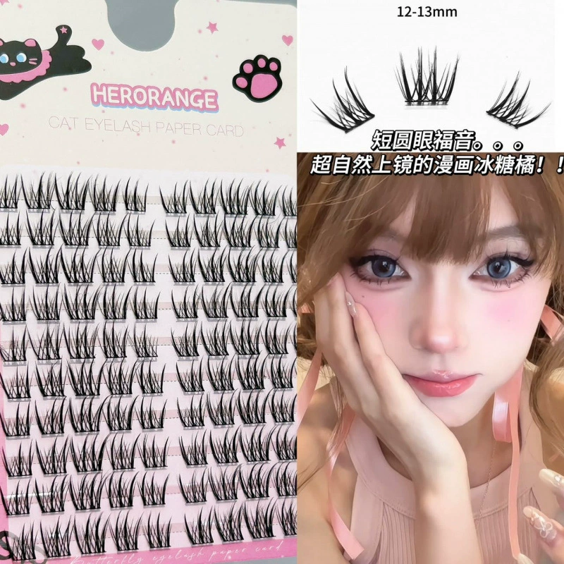 HERORANGE Comics, capacious dense realistic false eyelashes