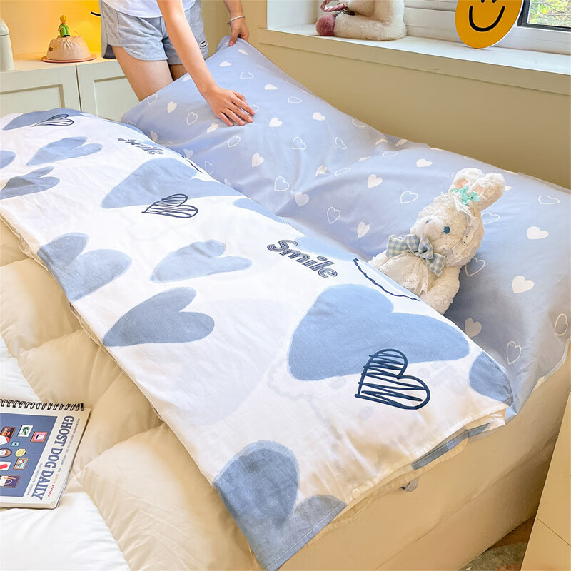 Saco de dormir sucio de hotel de algodón para un solo viaje sábana de algodón cubierta de edredón para viajes de negocios sábana de una pieza portátil