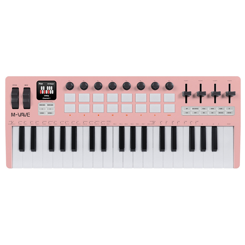 SMK-37プロ37キーボードシンセサイザーミディ音源付キーボードコントローラー携帯電音創作編曲|undefined