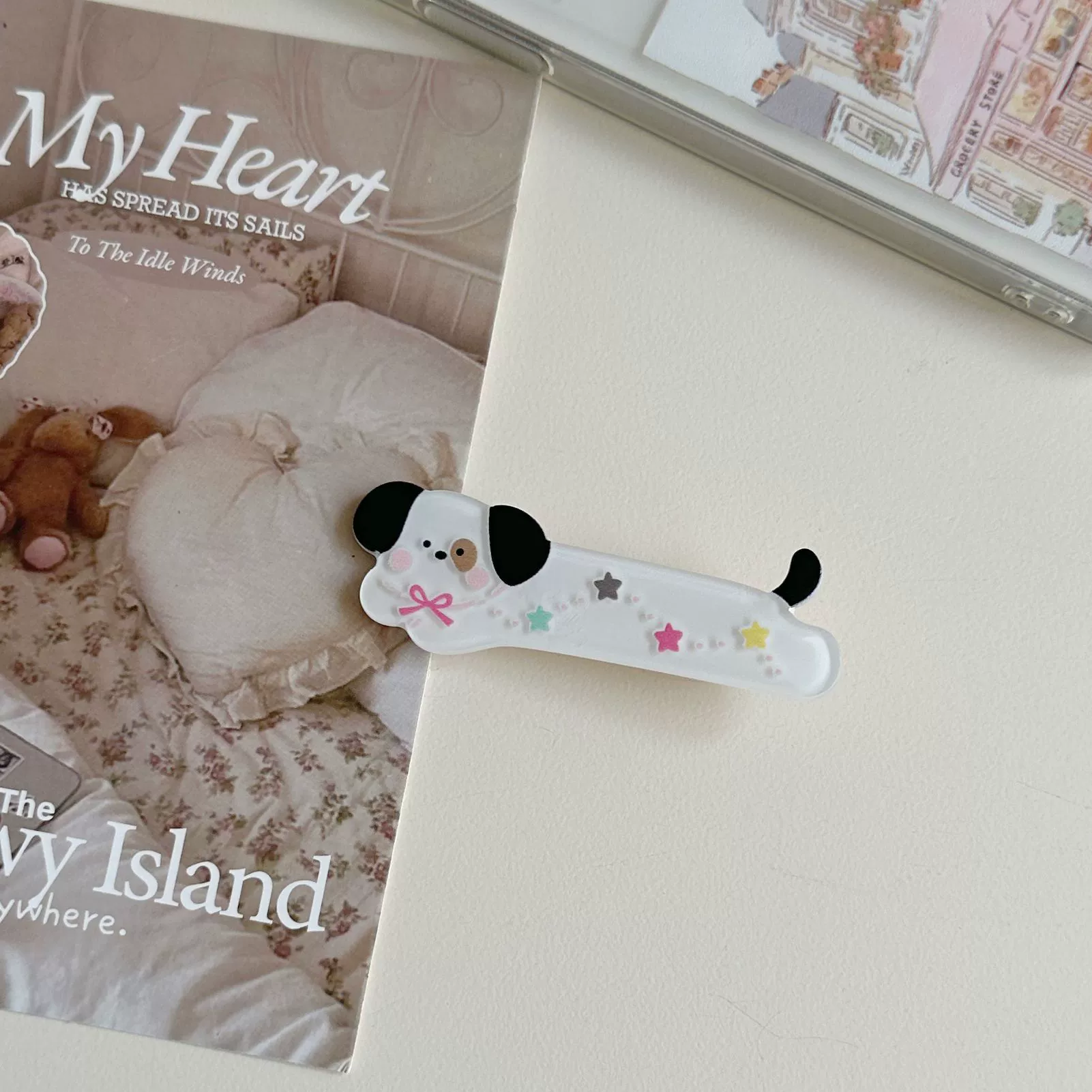 Cartoon hairgrip, cute hairpins, summer bangs, hair accessory