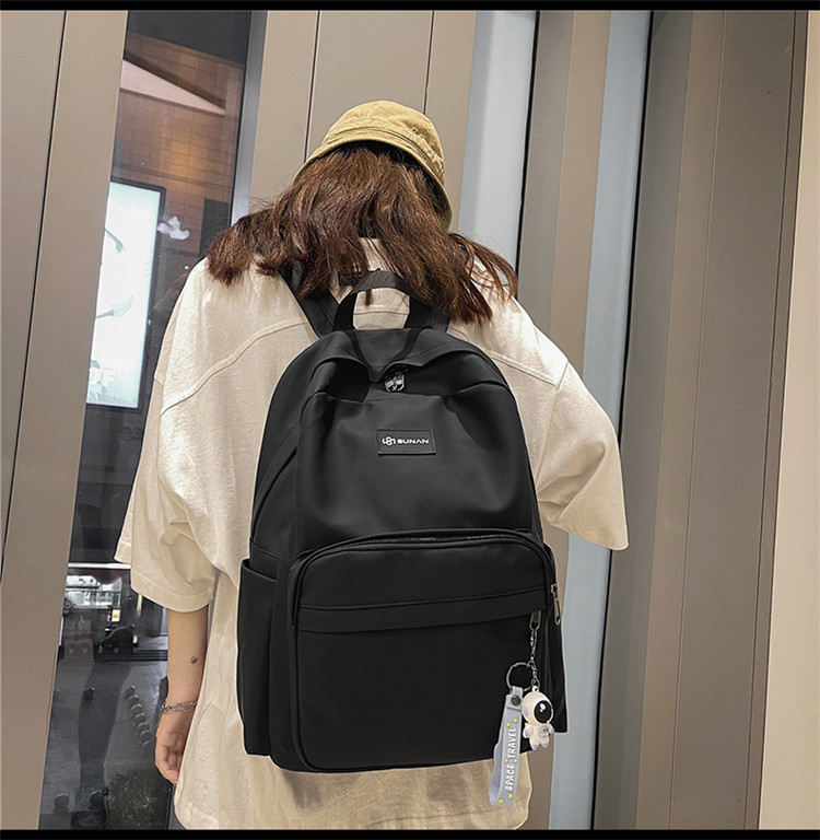 Schoolbag Korean Version Of The Large-capacity Travel Simple Backpack New Fashion Student Backpack display picture 39