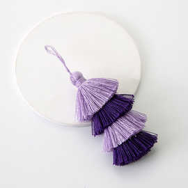 多彩混搭小流苏穗子纯手工扇坠服装配饰吊穗流苏饰品挂件厂家批发