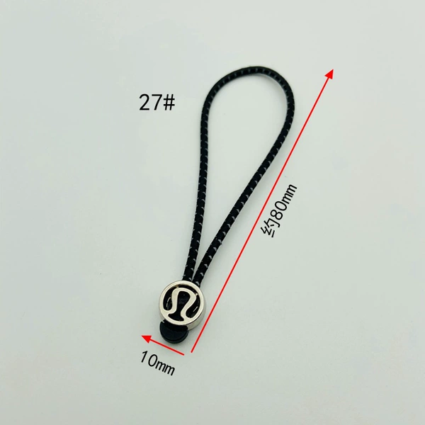 27# silver head black rope with dots (pcs)