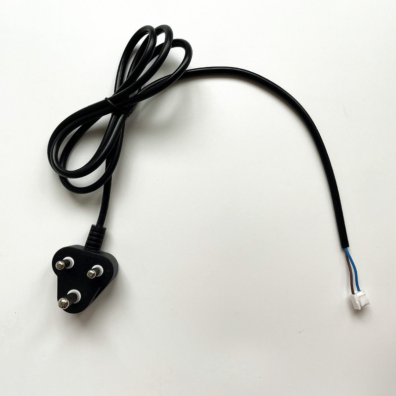 Big South Africa three-core power cord Big South Africa non-removable plug cord SANS164 standard 16A 250V