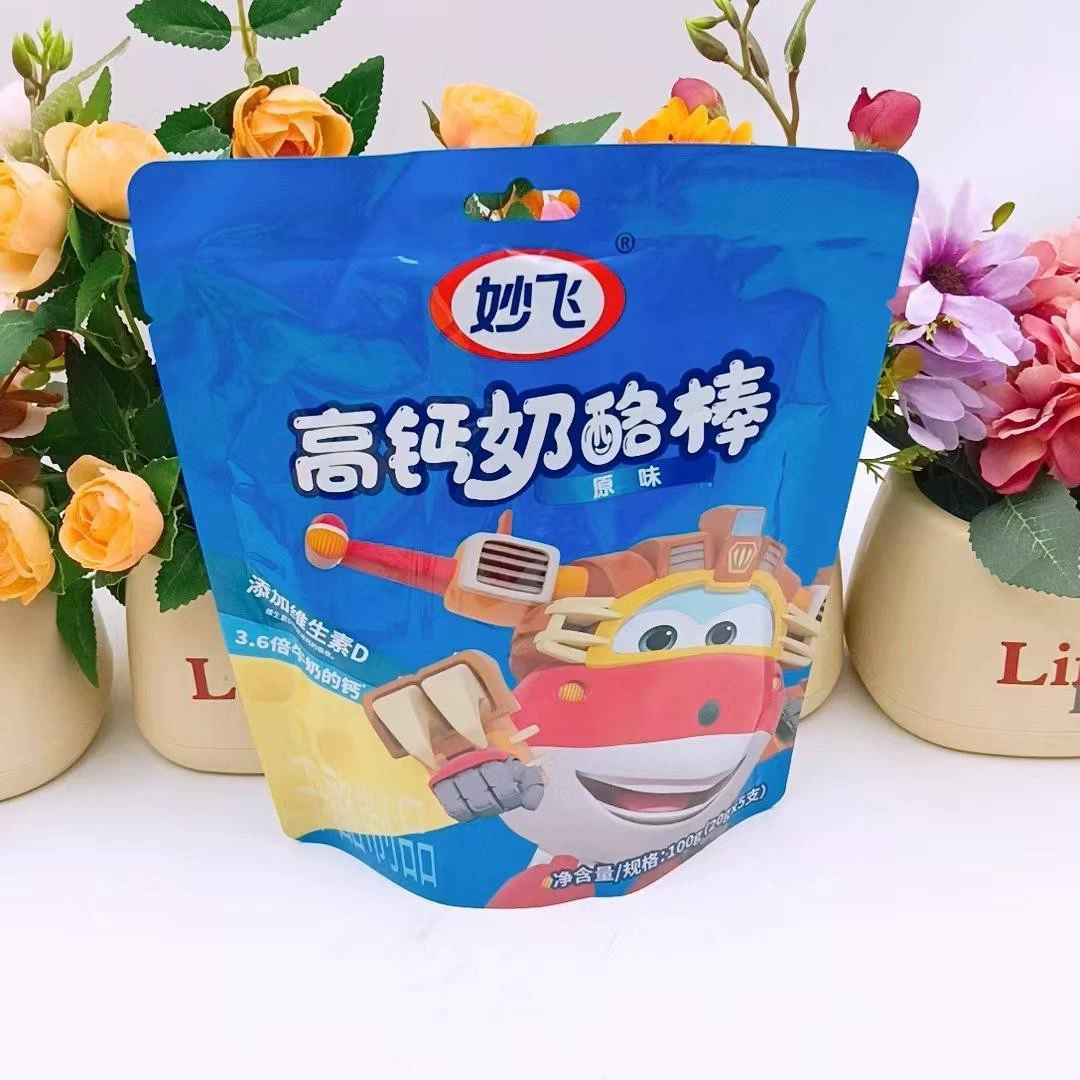 Чиз-стиксы 100 г, 5 штук в пакетике, оригинальный вкус фруктовая клубника, сырные палочки, закуски из сыра, оптовая