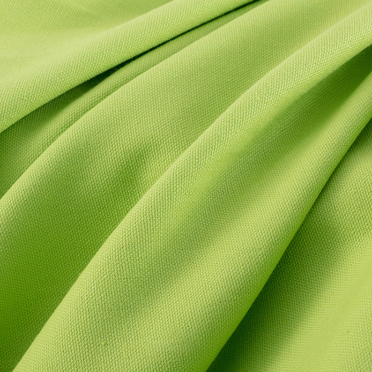 Tejido de lona de algodón 100% material reciclable teñido para la fabricación de bolsas