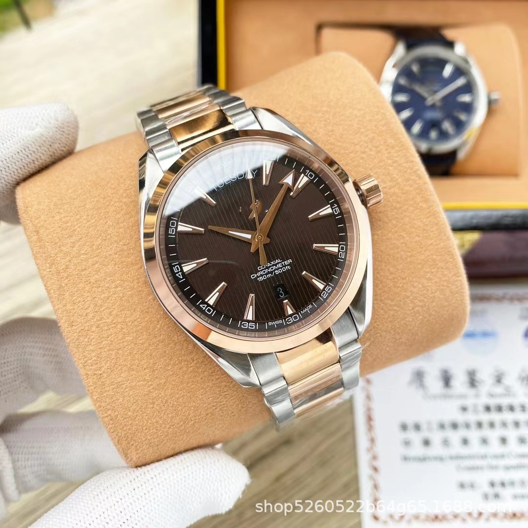 Oujia Hippocampus 150m Observatorio reloj vs fábrica reloj de goma reloj de goma reloj mecánico automático de hombre al por mayor