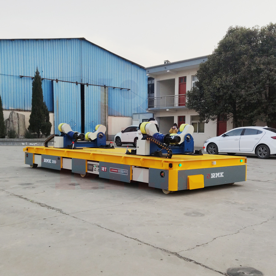 液压升降电动无轨地平车蓄电池遥控无轨搬运车厂区重型无轨转运车