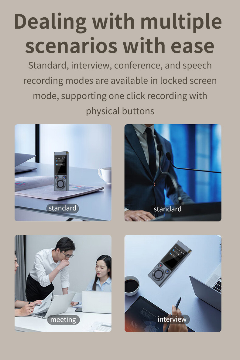 外贸离线录音机AI录音机翻译机翻译耳机翻译器翻译机138多国