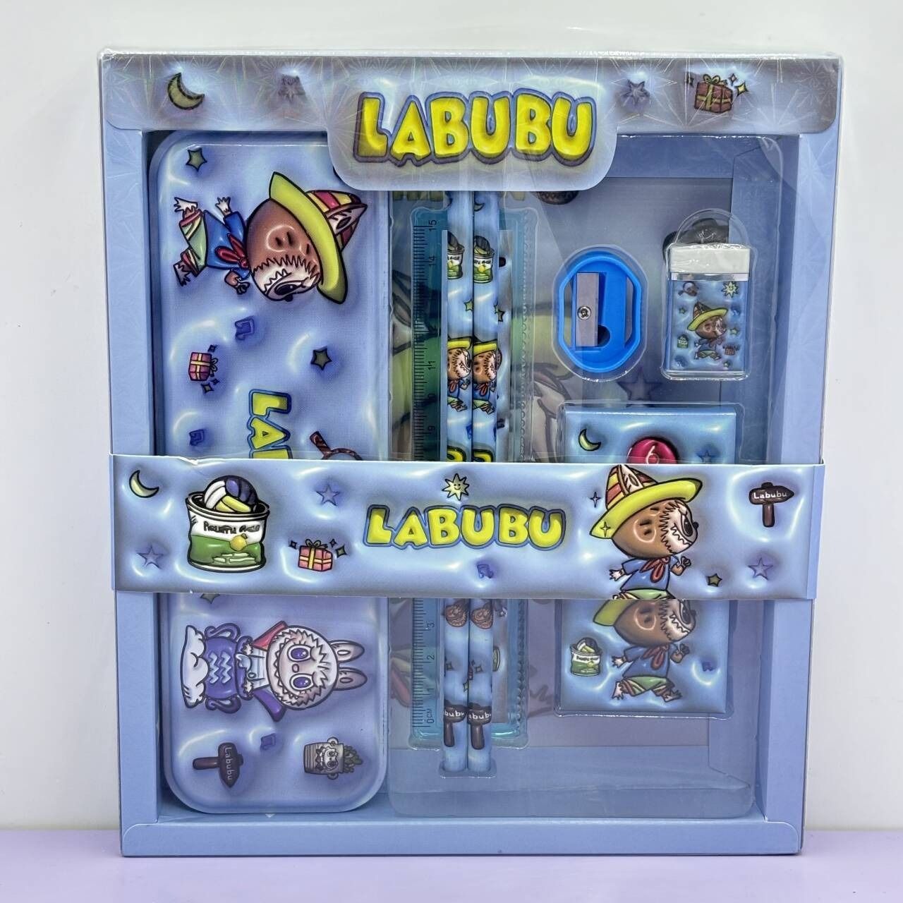 Sanrio-caja de regalo de papelería, conjunto de papelería transfronterizo, lápiz Kuromi, papelería de aprendizaje para niños, regalo de recompensa, venta al por mayor