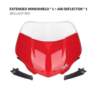 Moto2 2023-Front Windshield – Motorcycle front windshield - bright-red