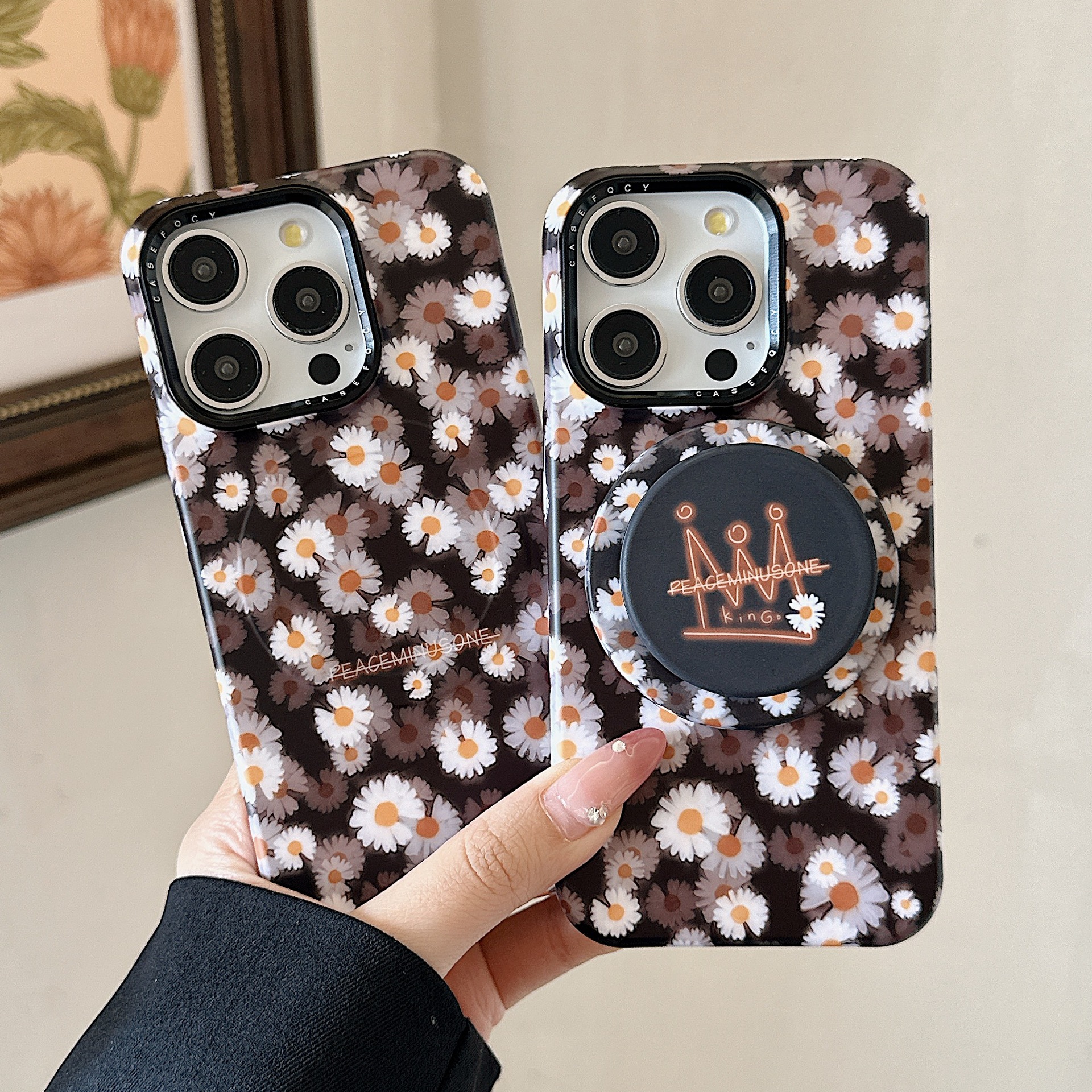 Flores de verano Little Daisy Adecuado para Apple 15ProMax Funda para teléfono móvil 16Pro Magnetic 14/13 Mujer 16PM nicho