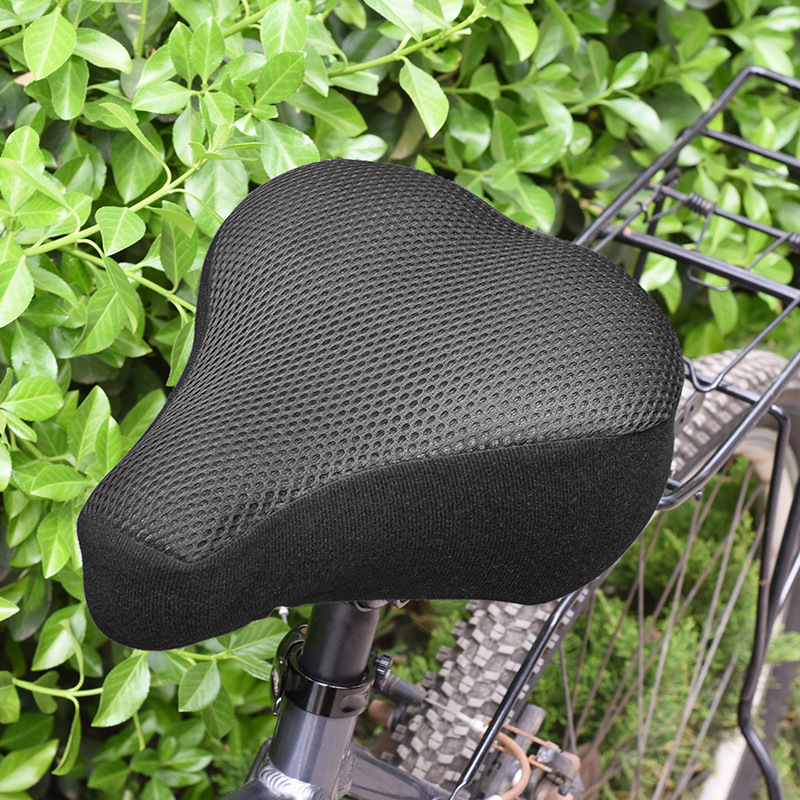 Bicycle universal seat cover cushion cover heat insulation sunscreen breathable electric bicycle riding cushion cover comfortable Q