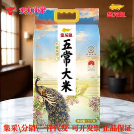 金龙鱼孔雀呈祥飞五常大米5kg东北新米袋装10斤公司员工礼品福利