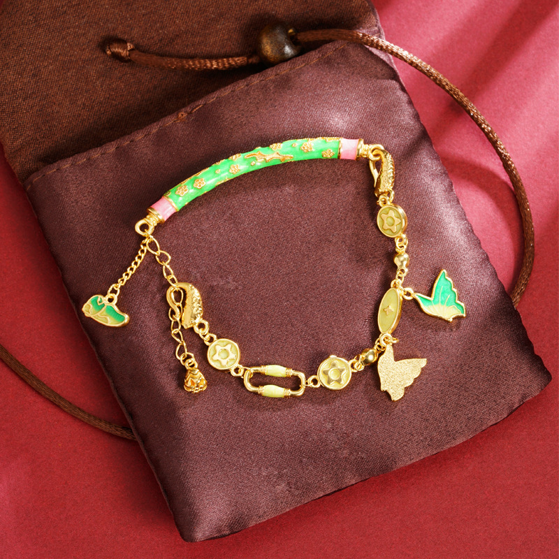 Pulsera de media pulsera mariposa s3276