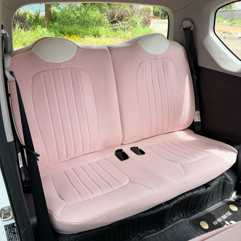 Fabric Cute Cartoon Breathable Car Seat Cover Full Set for Wuling Hongguang MINI 2020-2022