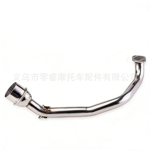 Motorcycle Modified Exhaust Pipe Ghost Fire Fuxi Gy6 Front Bracket Triangular Fixation Stainless Steel Exhaust Pipe