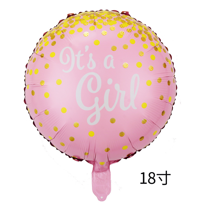 El género revela globo hombres y mujeres revelan baby shower Bienvenido Bebé pastel arreglo par niño o niña película de aluminio globo