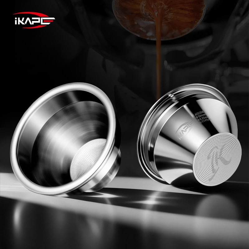 Ikape Coffee Variable Diameter Portafilter Bottomless Handle Italian Espresso Extraction Stainless Steel Precision Portafilter 58mm Ikape Coffee Variable Diameter Portafilter Bottomless Handle Italian Espresso Extraction Stainless Steel Precision Portafilter 58mm