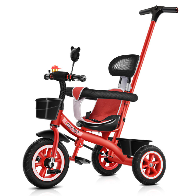 Triciclo infantil 1 - 3 - 2 - 6 años de edad, carro de bebé grande, bicicleta, carro de jardín de infantes image 52