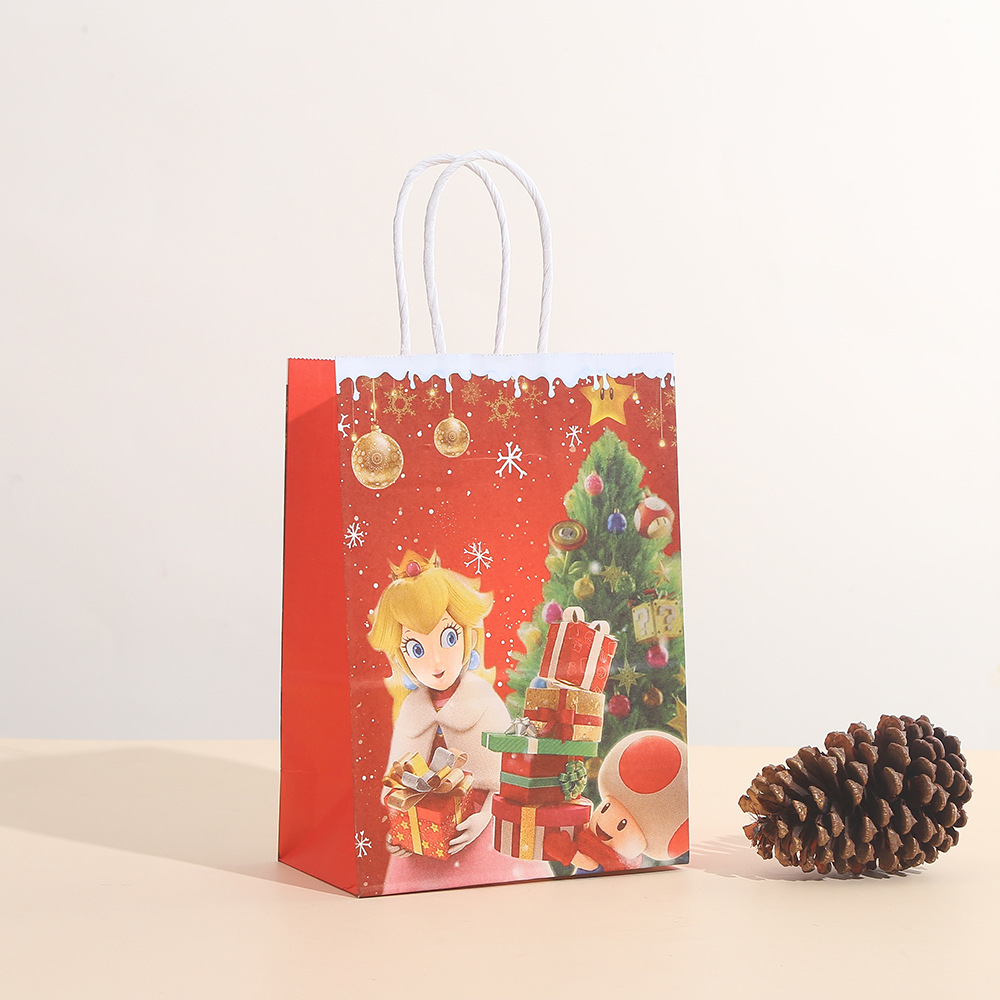 Modern Style Style Christmas Nordic Style Modern Style Santa Claus Snowman Kraft Paper Party Festival Gift Wrapping Supplies Gift Bags