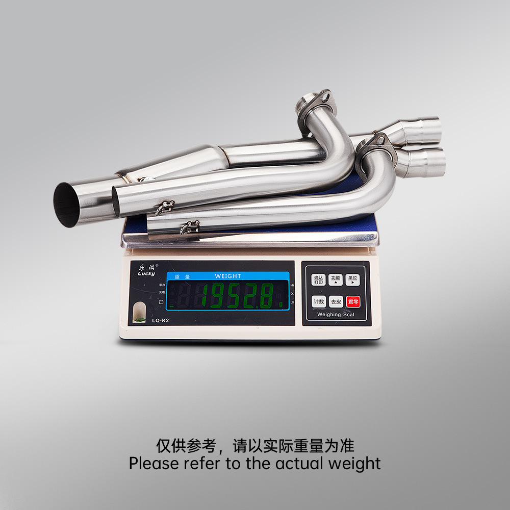 Motorcycle scooter exhaust pipe full system modification suitable for Kymco AK550 front and rear exhaust pipe set