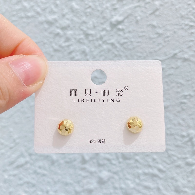 Liyin/Libeliying s925 シルバー針メタル光沢のあるイヤリングライト高級高品質デイリー絶妙な多用途イヤリング|undefined