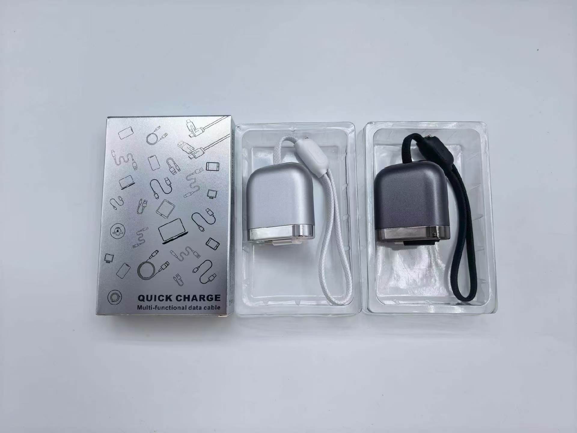 240W cable de datos telescópico súper rápido de carga magnética absorción cable de carga para Apple 17 Huawei tipo-c