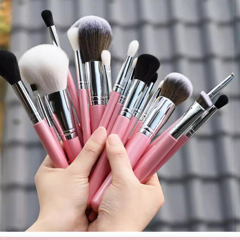 Zonia 20 piezas/15 piezas/30 piezas/42 piezas/24 piezas juego de pinceles de maquillaje cepillo de polvo suelto de pelo de animal venta directa transfronteriza
