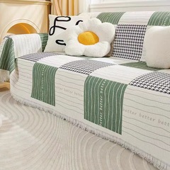 2023 New Fresh Ins Style Cat-Proof Sofa Cover Throw Blanket Large Straight-Row All-Season Universal Sofa Cover
