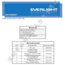 EHP-C04/NT01A-P01/TR LED贴片灯珠 白色发光二极管 亿光原装正品