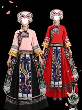 苗族服装贵州苗族服装服女侗族舞蹈衣土家族传统节日