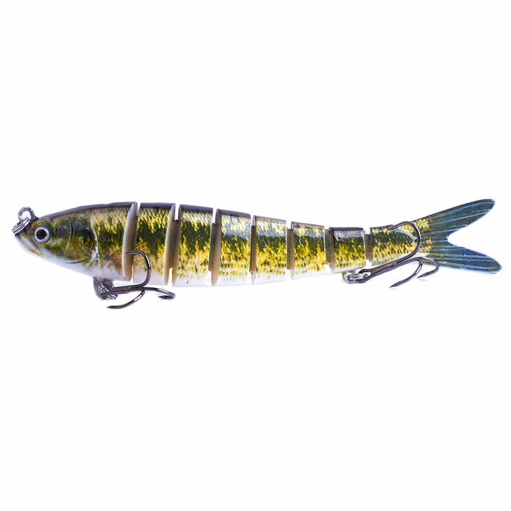 Многоштоковая рыбалка swimbait приманка 14 см 26 г, 8-сегментная тонущая имитация леща
